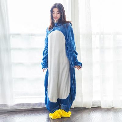 China QUICK DRY Custom Animal Cute Cartoon Pajamas Baby Nightgown Adult Soft Penguin Sleep Wear Sleepwear for sale