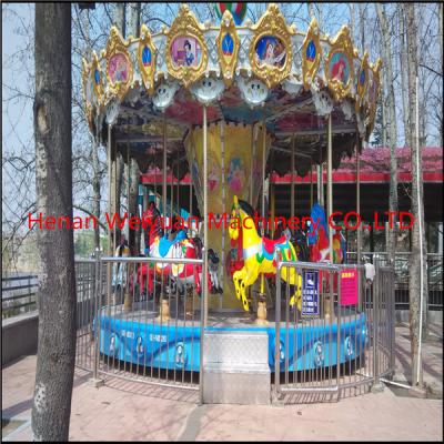 China Lovely Playground Ride on Spring Horse 8 Seats Carousel for sale