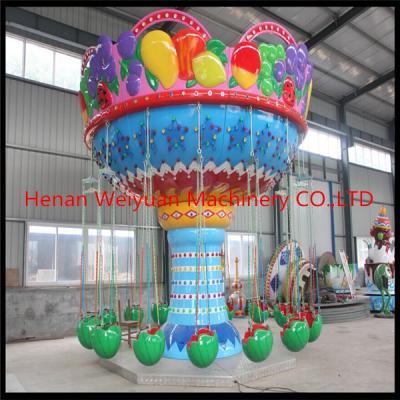 China ISO 9001 and CE approved fun amusement park fruit flying watermelon chair rides for sale