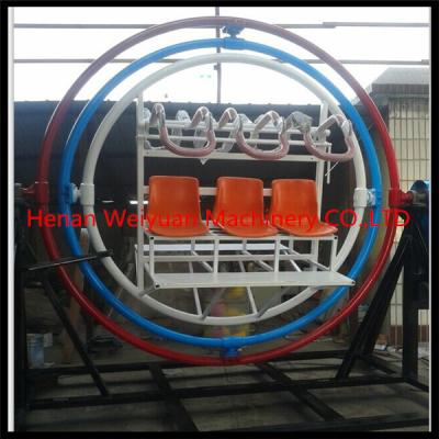 China rotating playground rides 6 seats human gyroscope for teenagers and adults for sale