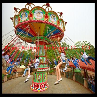 China On sale rides amsuement park 16 Seats Up And Down Flying Chair for sale