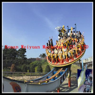 China Thrilling funfair rides playground equipment 22 seats UFO Flying for sale