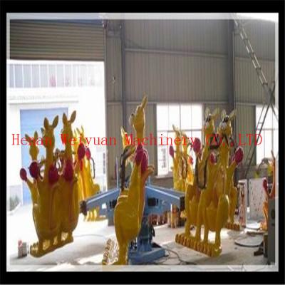 China Children playground rides lively jumping kangaroos for kids and adults for sale