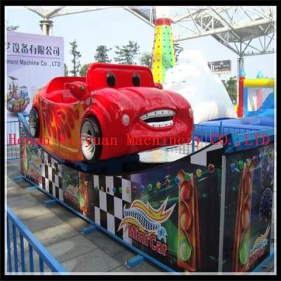 China Rotating Amusement Kiddie Rides Mini Flying Car Ride On The Track for sale