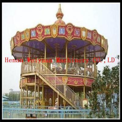 China double deck carousel two floor merry go round for sale for sale