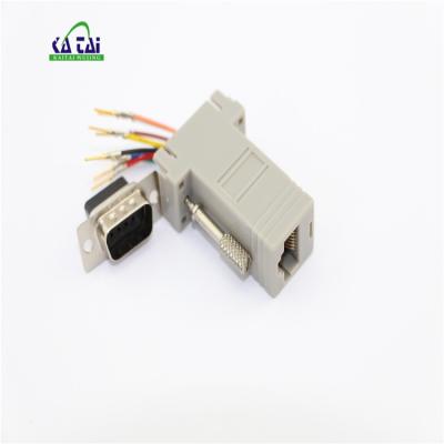 China RF RS232 to RJ45 connector, DB9M and VGA adapter for sale