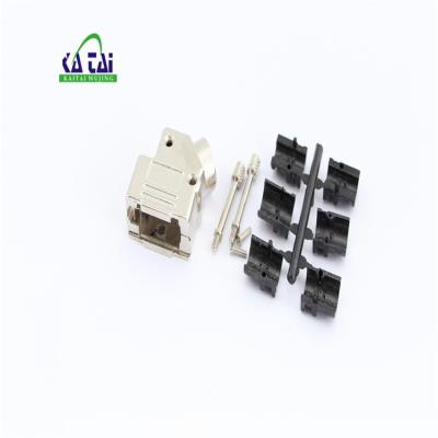 China New Modern 45 Degree UHF D Sub Connector Metal Hood 15 Pin for sale