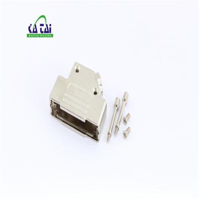 China UHF D sub25 pin metal cover, 45 degree for sale