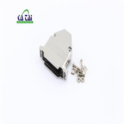 China Microwave D-Sub 25 Pin DB 25 Pin Metal Hood Dust Cover Connector for sale