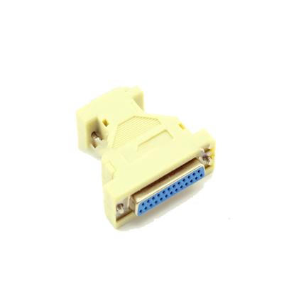 China audio & Visual db25 male db9 rs232 female plastic shell to d-sub for sale