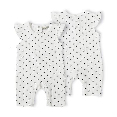 China Breathble Chiffon Cloth INS Design Baby Cozy Romper Baby Clothes Newborn Babies Clothes for sale