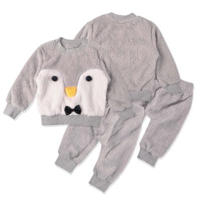 China PETELLULU unisex winter baby boy clothing set antibacterial baby clothing boutique set 2 pieces wholesale for sale