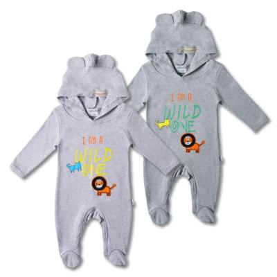 China Winter warm jumpsuit for cute infant baby clothes lovely romper lion baby sleepsuit rompers overalls for sale