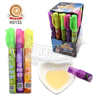 China Halal Pen Shaped Pen Shaped Sour Fruity Liquid Candy Spray Pen Shaped Sour Fruity Candy Spray Halal Meat Spray Sour Fruity Liquid Halal Candy Spray for sale