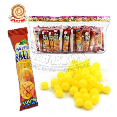 China Natural Natural Halal Mango Sweet Ball Chewing Candy for sale