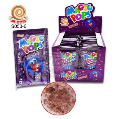 China Natural Natural Halal Grape Flavor Popping Candy Pops Candy Sugar for sale