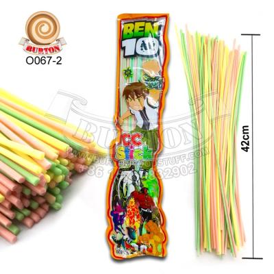 China Glucose long fruity halal meat powder cc stick candy for sale