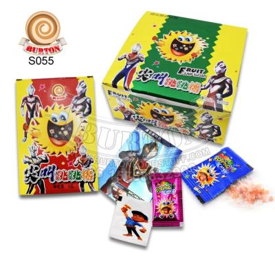 China Natural Magic Fruity Jumping Candy Toy Card Tattoo For Kids for sale