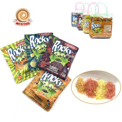 China 1G Bag Natural Natural Hanging Packing Mix Flavors Popping Candy Pop Candy Sugar for sale