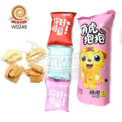 China Normal normal healthy crispy snack puffed food in cartoon surprise bag for sale