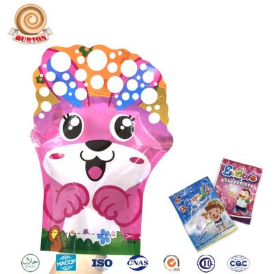 China Cartoon Outdoor Plastic Toy Hand Bubble Water Toy Summer With Bubble Liquid Water Bag Set For Kids for sale