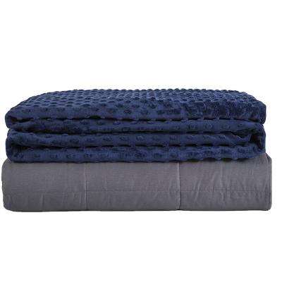 China Nontoxic Manufacturer Making Organic Cotton Knitted Weighted Baby Blanket Wholesale for sale