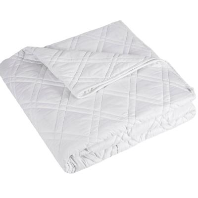 China Anti-bacteria Glass Beads Custom Weighted Cotton Double Side Blanket Blanket for sale