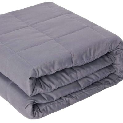 China Modern Weighted Blanket Glass Beads Comfort Adult Worry Heavy Blanket for sale