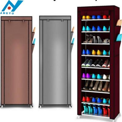 China 2022 Hot Sale High Quality Outdoor Nonwoven Fabric Adjustable Shoe Cabinet Convertible Furniture (Size) for sale