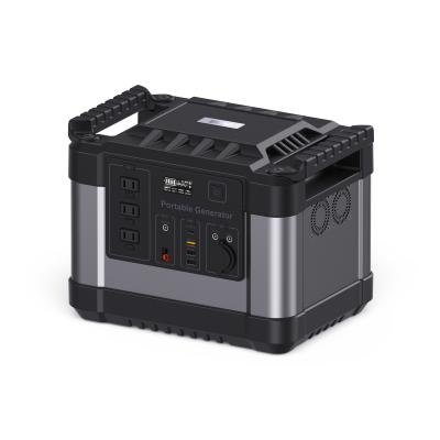 China Power Station Type C 1000w Portable Solar Generator 220 Volt Battery Solar Generator for sale