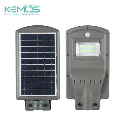 China Modern energy saving solar ROAD lamp 20w 40w 60w led solar street light 60w with motion sensor for sale