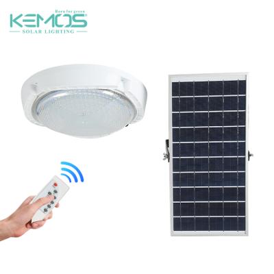 China New Eco-Friendly Garden ABS Plastic Led Ceiling Light Solar Indoor Lighting for sale