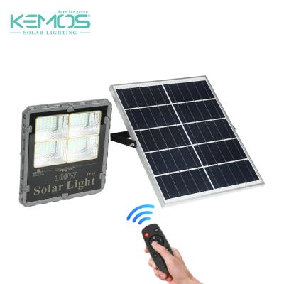 China Garden factory direct sale ABS ip66 30w 60w 100w 200w 300w outdoor waterproof solar flood led light for sale