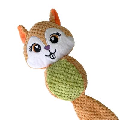 China Assets; Attractive ; Multifunctional Squeaky Canvas Pet Toy Molar Teeth Cleaning Toy Bite Rope Knot Resistant Dog Training Toy for sale