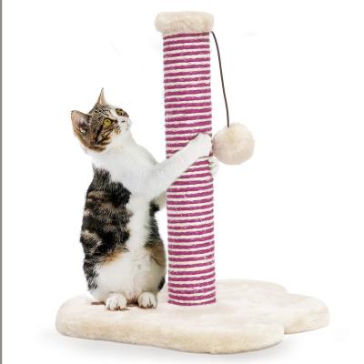 China Small Sustainable Customized Cat Tower with Natural Sisal Poles and Heavy Mat Covered Base Cat Scratching Post or Play Rest for sale