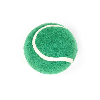 China Factory Price Stocked Customized Color Rubber Dog Chew Toys Interactive Pet Tennis Ball for sale