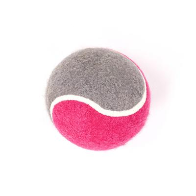 China Factory Direct Stocked Custom Eco - Friendly Rubber Pet Tennis Balls Dog Toys For Exercise Training for sale