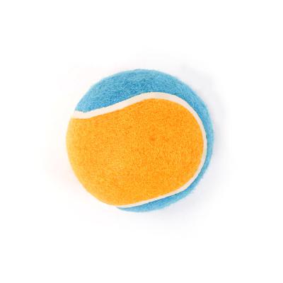 China Stocked High Quality Customized Soft Small Color Pet Tennis Ball for sale