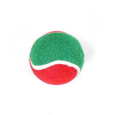 China Rubber Customized Tennis Balls Stocked Pet Promotional Cheap Toy Tennis Ball Good Quality Price for sale