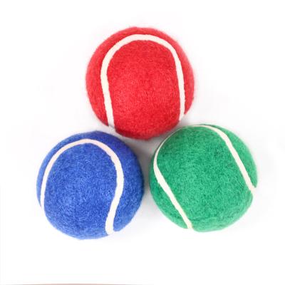 China Stocked High Quality Interactive Dog Chew Toys Tennis Dog Ball for sale