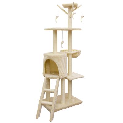 China Sustainable Custom High Quality Big Cats Pet Toys Climbing Cat House Tree for sale