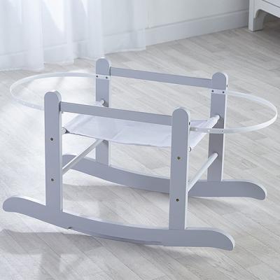 China China Practical Wholesale Infant Wooden Foldable Moses Basket Holder for sale