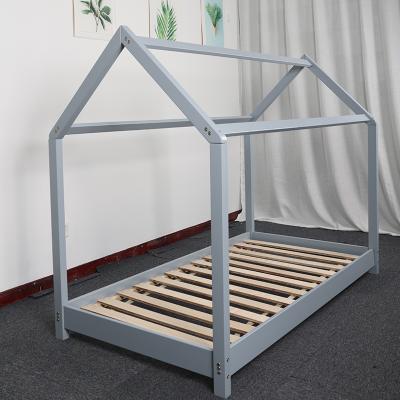 China Modern Daybed For Kids Room Form Bed Wooden Frame With Roof Bedroom Furniture for sale