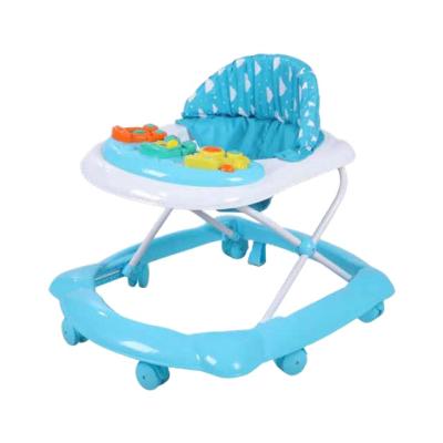 China 1 Piece Polyester Baby Kids Rocking Walkers With 7 Wheels And Brakes Walker Baby Plastic for sale