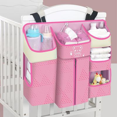 China Good Design Bedside Storage Organizer Hanging Storage Bag Viable Nursery Hutches Diaper Bag for sale