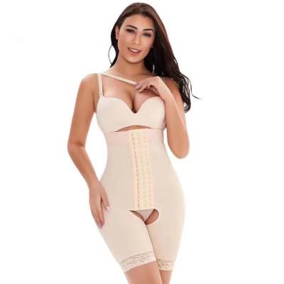 China CJ02 Women Body Shaper Tight Triple Waist Shaper Breathable High Breasted Non Slip Slimming Shapewear for sale