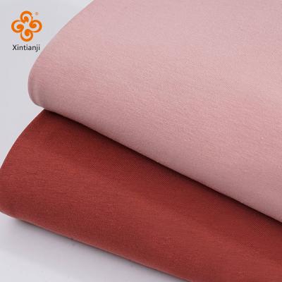 China Plain Comfortable Knitted Yarn 40 Count Basing Shirt Cotton Spandex Linen Fabric for sale