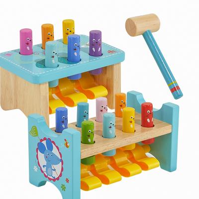 China Game For Children Toddler Kick Hammer Game Wooden Big 2021 Toy For Kid Game Educational Toys WKH009 for sale