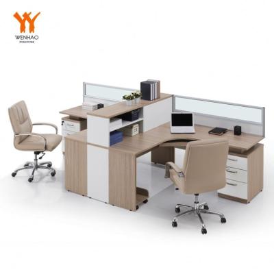 China High Quality High Quality Office Partition Desk With Low Price 2 Seat Desk for sale