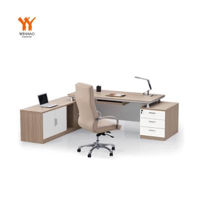 China ISO standard godrej l-shape desk boss table height high quality price for sale